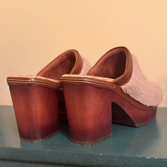 Korks Kork-Ease Lori Faux Fur Clog Mules Slip On - Picture 4 of 6